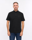 G57X14 Mens Short Sleeve Pique Polo Gabicci Heritage - BLACK