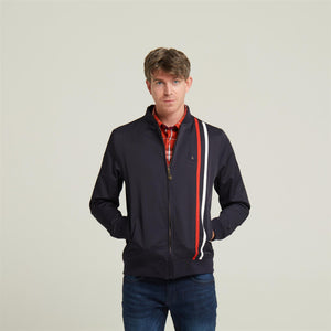V54GJ10 Mens Griffin Side Stripe Jacket Gabicci Vintage - NAVY