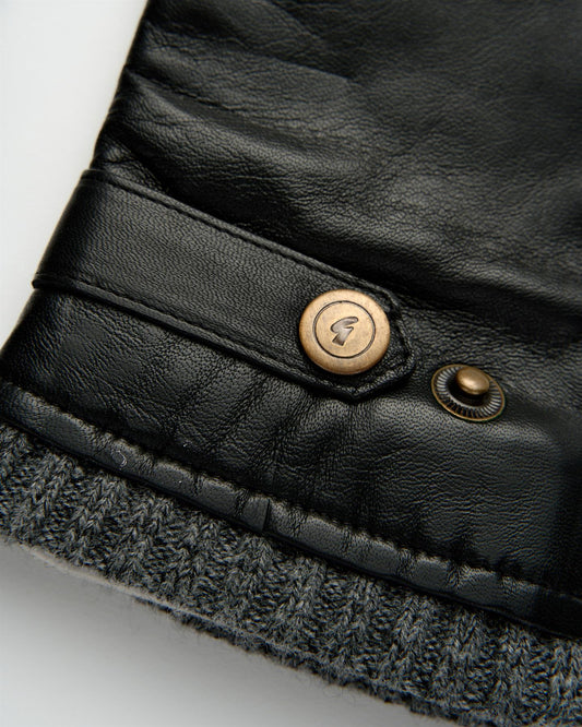 AGABG02 Knitted Cuff Glove BLACK