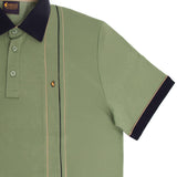 G51X08 Mens Short Sleeve Jersey Polo Shirt Gabicci Classic - SAGE