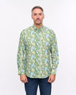 G57W11 Mens Print Shirt Gabicci Heritage - KHAKI