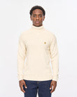 V57GM20 Mens Emilio Long Sleeve Roll Neck Knit Gabicci Vintage - CREAM