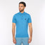 V54GK04 Mens Jackson Short Sleeve Plain Knitted Polo Gabicci Vintage - AQUA