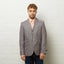 V54GJ04 Mens Henley Boating Striped Blazer Gabicci Vintage - NAVY