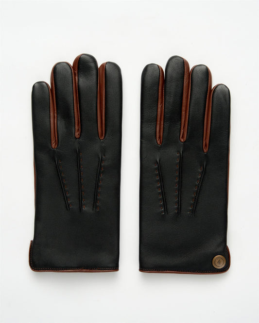 AGABG04 Two Tone Glove BLACK