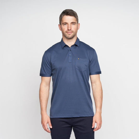 G00Z05 Mens Polo Shirt Gabicci Classic - INDIGO