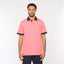 G52X08 Mens Short Sleeve Plated Jersey Polo Shirt Gabicci Classic - CORAL