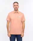 G57X06 Mens Short Sleeve Jersey Polo Gabicci Heritage - PEACH