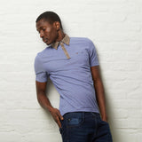 V54GX19 Mens Laleham Jersey Polo Shirt Gabicci Vintage - SAPPHIRE