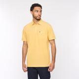 G52Z17 Mens Short Sleeve Oxford Jersey Polo Shirt Gabicci Classic - SUNBEAM