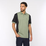 G51X02 Mens Short Sleeve Jersey Polo Shirt Gabicci Classic - BLACK