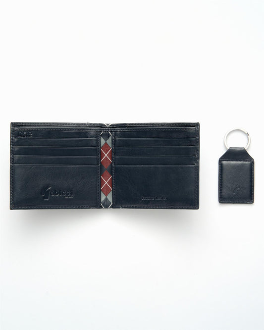 AGABW24 Argyle Wallet / Keyring Set NAVY