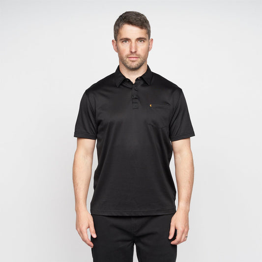G00Z05 Mens Polo Shirt Gabicci Classic - BLACK