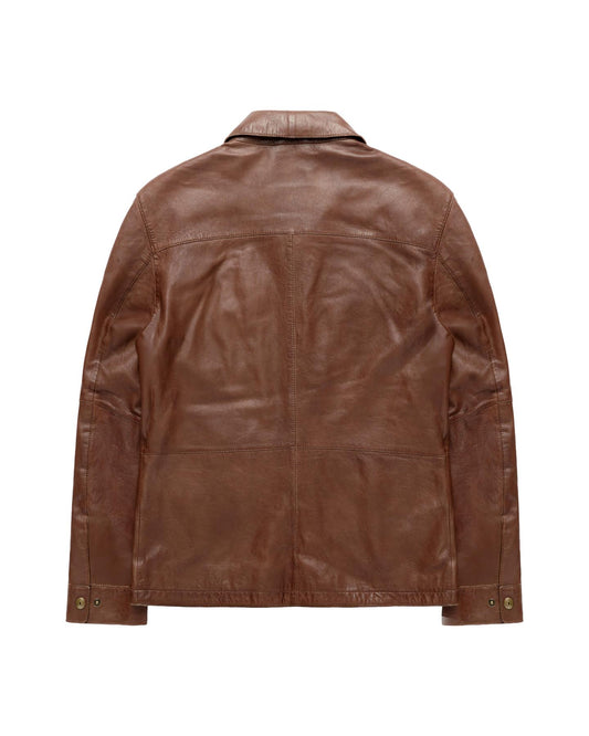 AGABJ05 Leather Sam Jacket DESERT
