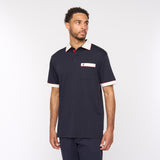 G51X05 Mens Short Sleeve Jersey Polo Shirt Gabicci Classic - NAVY