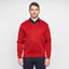 Mens Vee Neck Sweater Gabicci Classic - G00K01 Red