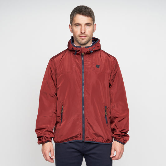 V00GJ14 Mens Festival Hooded Jacket Gabicci Vintage - RIOJA