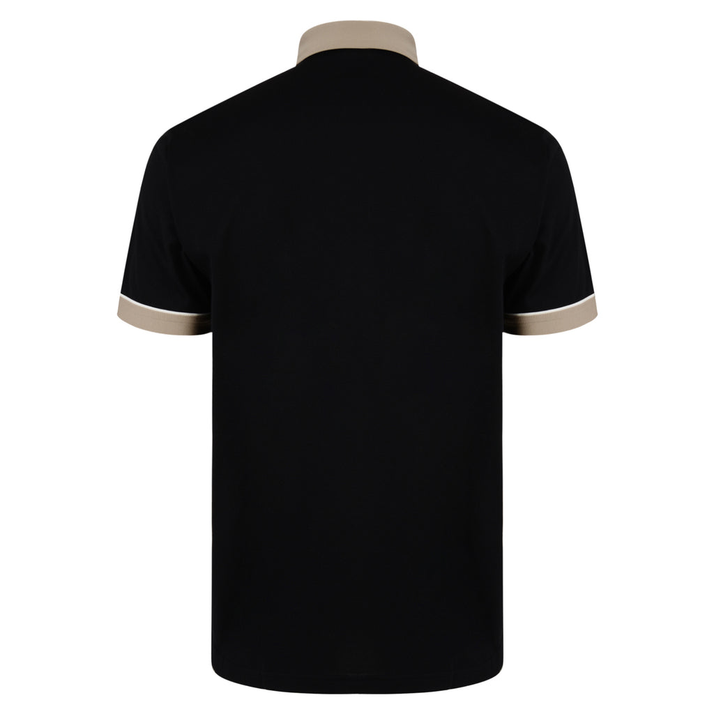 Mens Polo Shirt Classic Gabicci - G00X62 Black
