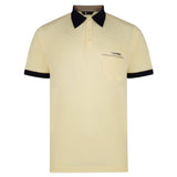 Mens Polo Shirt Classic Gabicci - G00X62 Corn