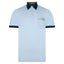 Mens Polo Shirt Classic Gabicci - G00X62 Sky