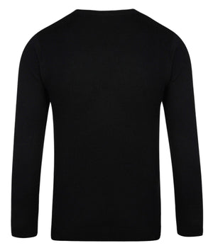 V00GK06 Mens Brandon Vee Neck Sweater Gabicci Vintage - BLACK