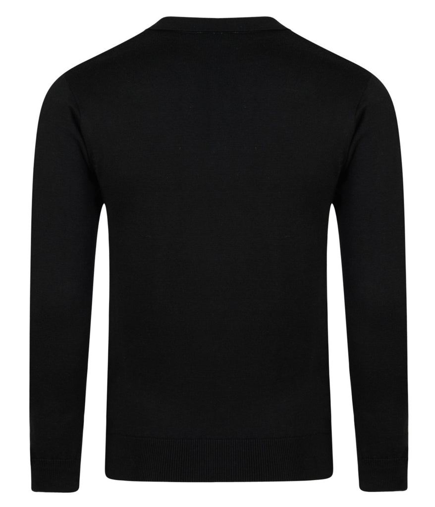 V00GK08 Mens Francesco Polo Collar Sweater Gabicci Vintage - BLACK